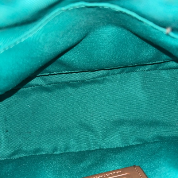 Coach Sierra Mini Rose Meadow Blue Floral Satchel - Picture 10 of 12